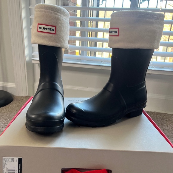 Black Short Hunter Boots - Picture 7 of 8